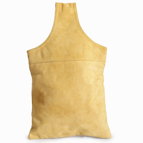 Bonnie Cashin Sling Bag Cashin Carry Suede Leather Kiss Lock Tote Vintage 1960s - Picture 9 of 12